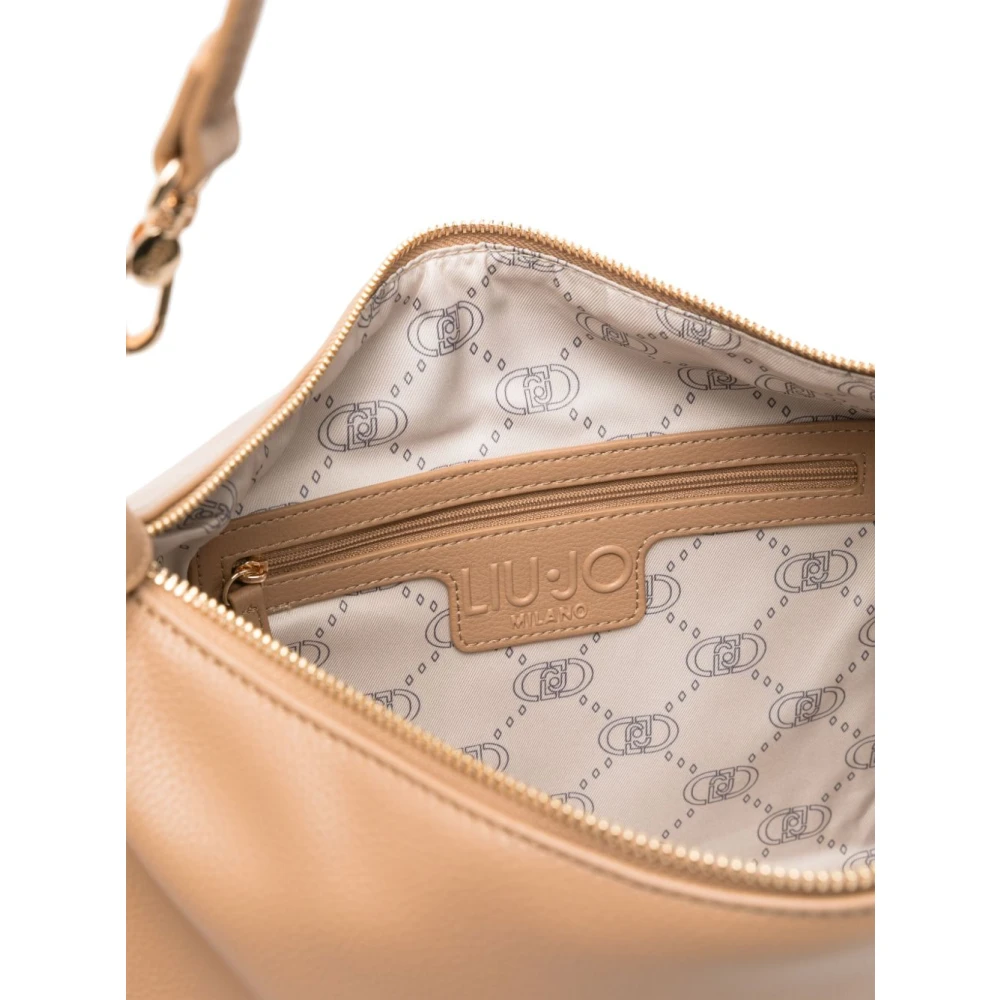 Liu Jo Beige Schoudertas Chic en Ruim Beige Dames