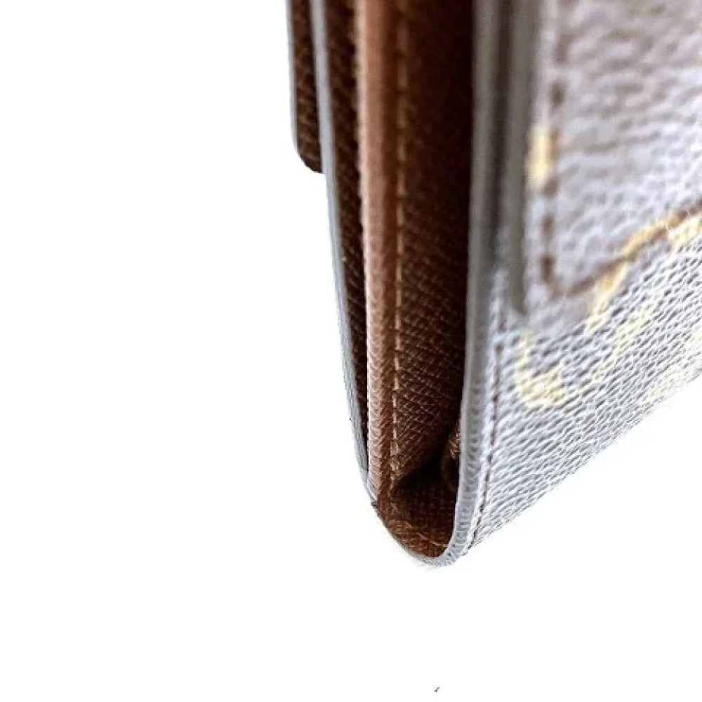 Louis Vuitton Vintage Pre-owned Canvas wallets Brown Dames