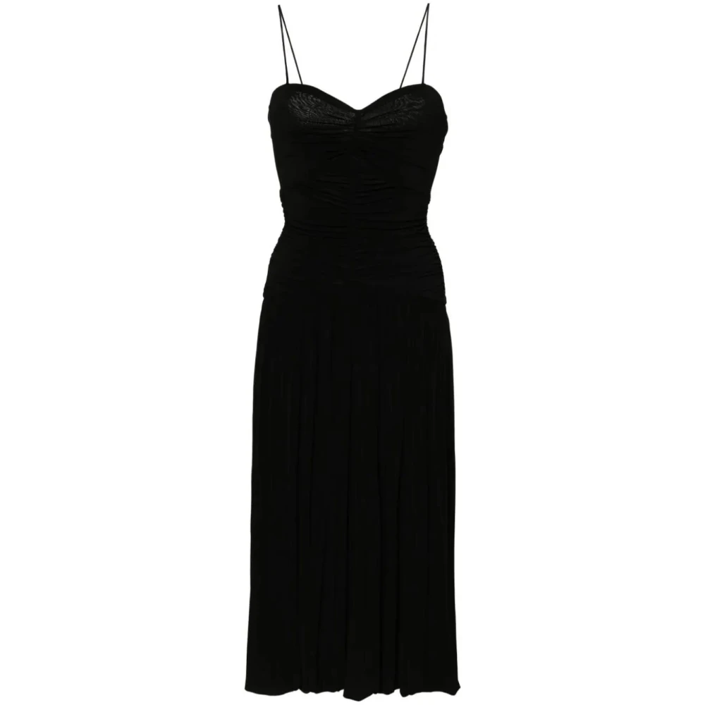 Isabel marant Zwarte Elisabeth Stijlvolle Modieuze Jurk Black Dames