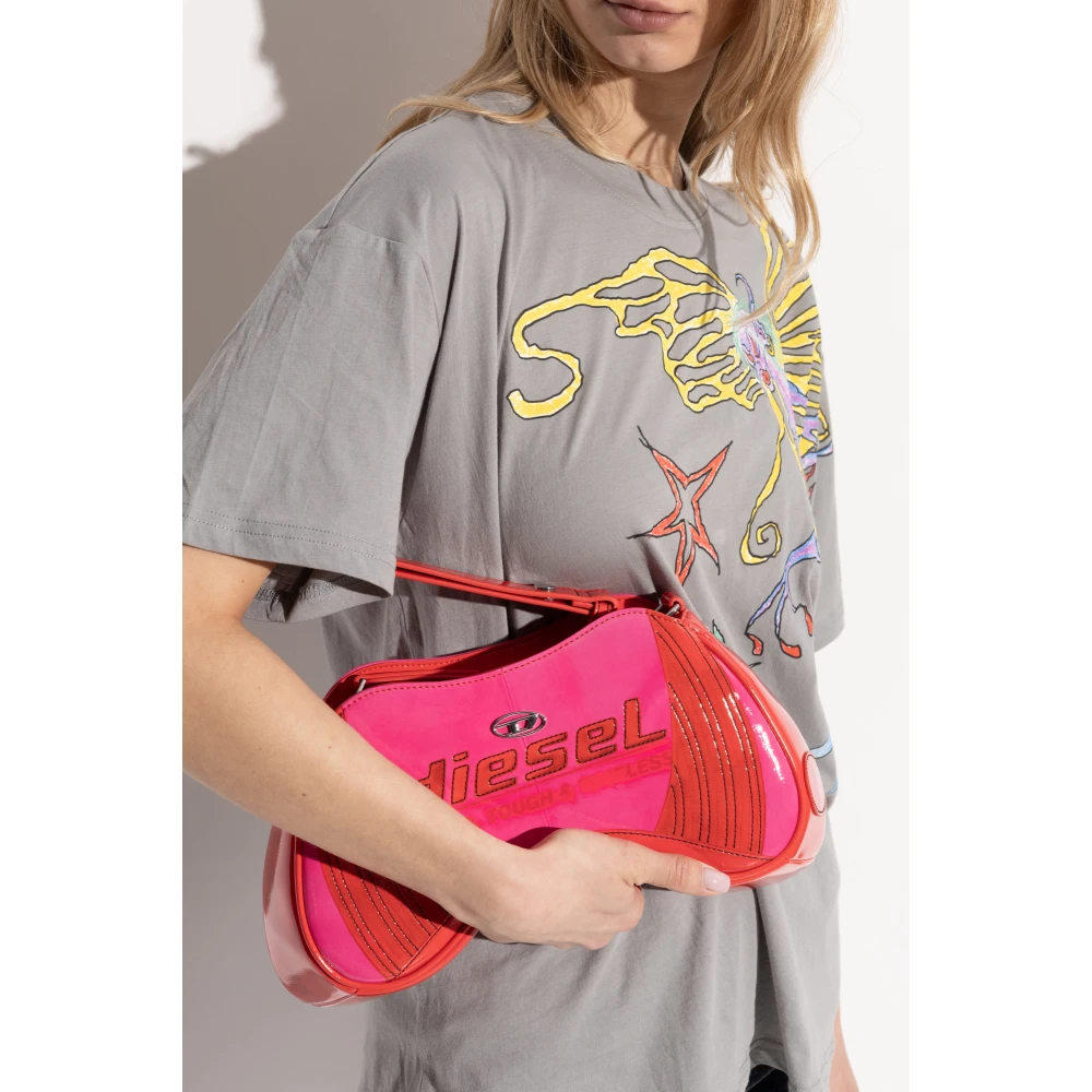 Diesel Schoudertas Play Shoulder Pink Dames