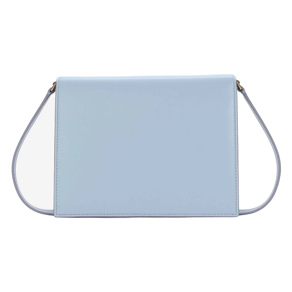 Dolce & Gabbana Logo Flap Tas Blue Dames