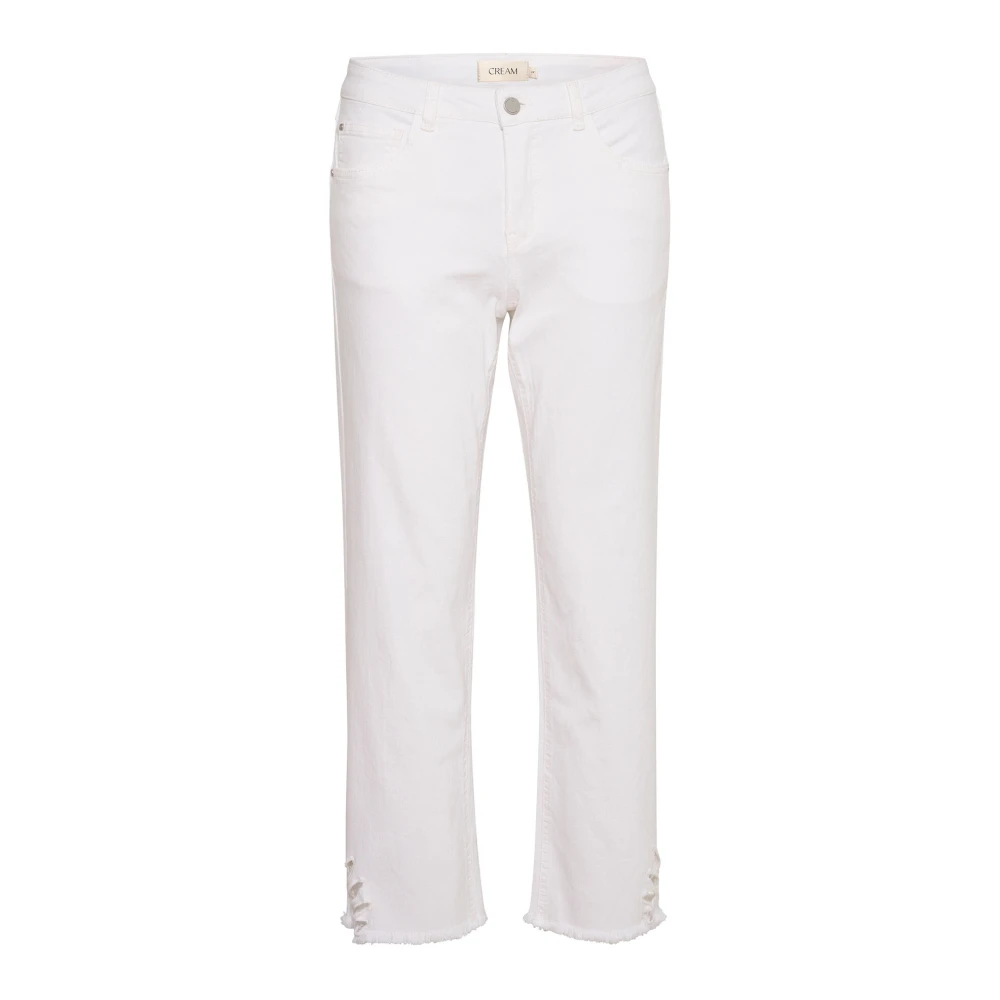 Cream Enkel Jeans Coco Fit Broek White Dames