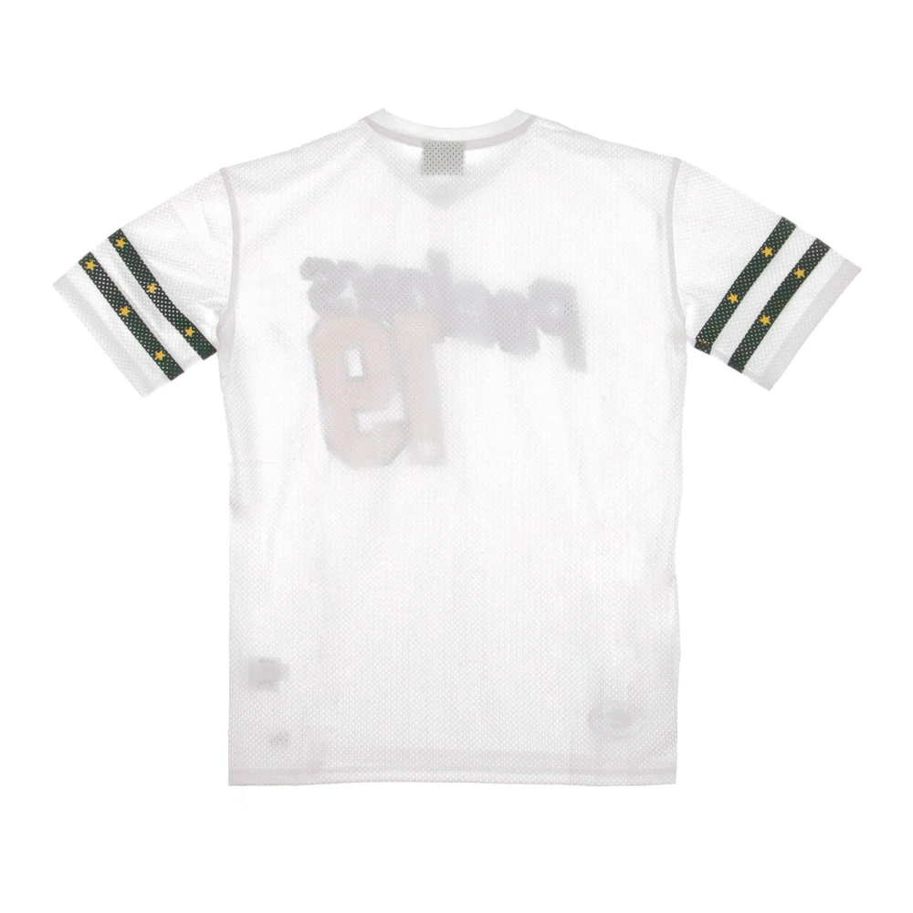 new era NFL Gestreepte Mouw Oversized Tee White Heren