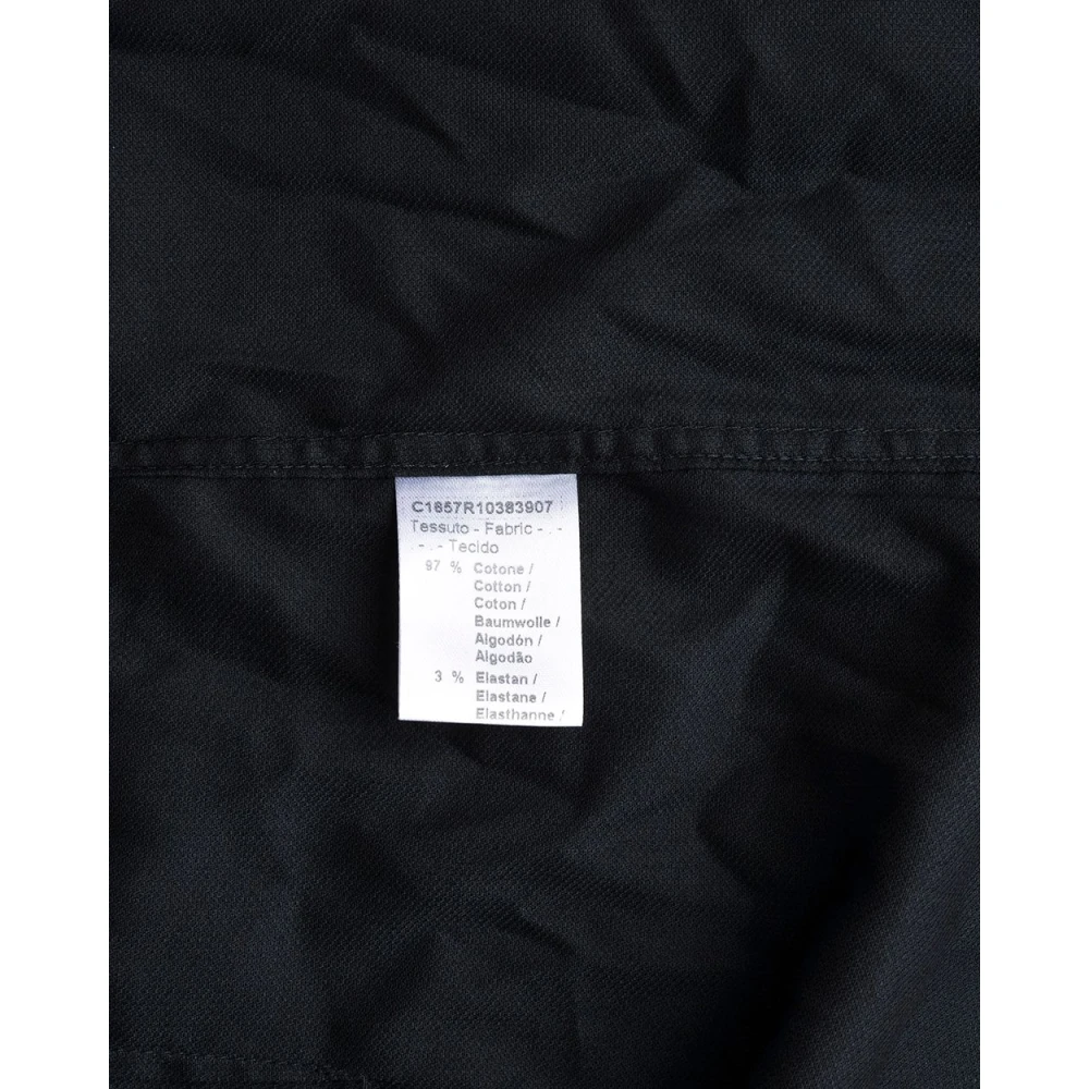 Daniele Alessandrini Casual Button-Up Overhemd Black Heren