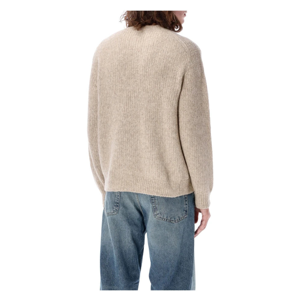 Sunflower Beige Gebreide Trui Yak Sweater Aw24 Beige Heren
