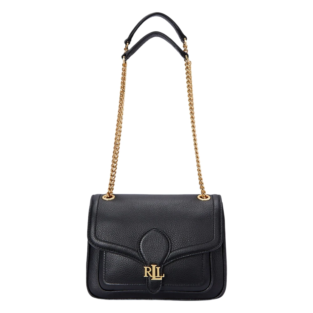 Ralph Lauren Pebbled Small Bradley Tas Black Dames