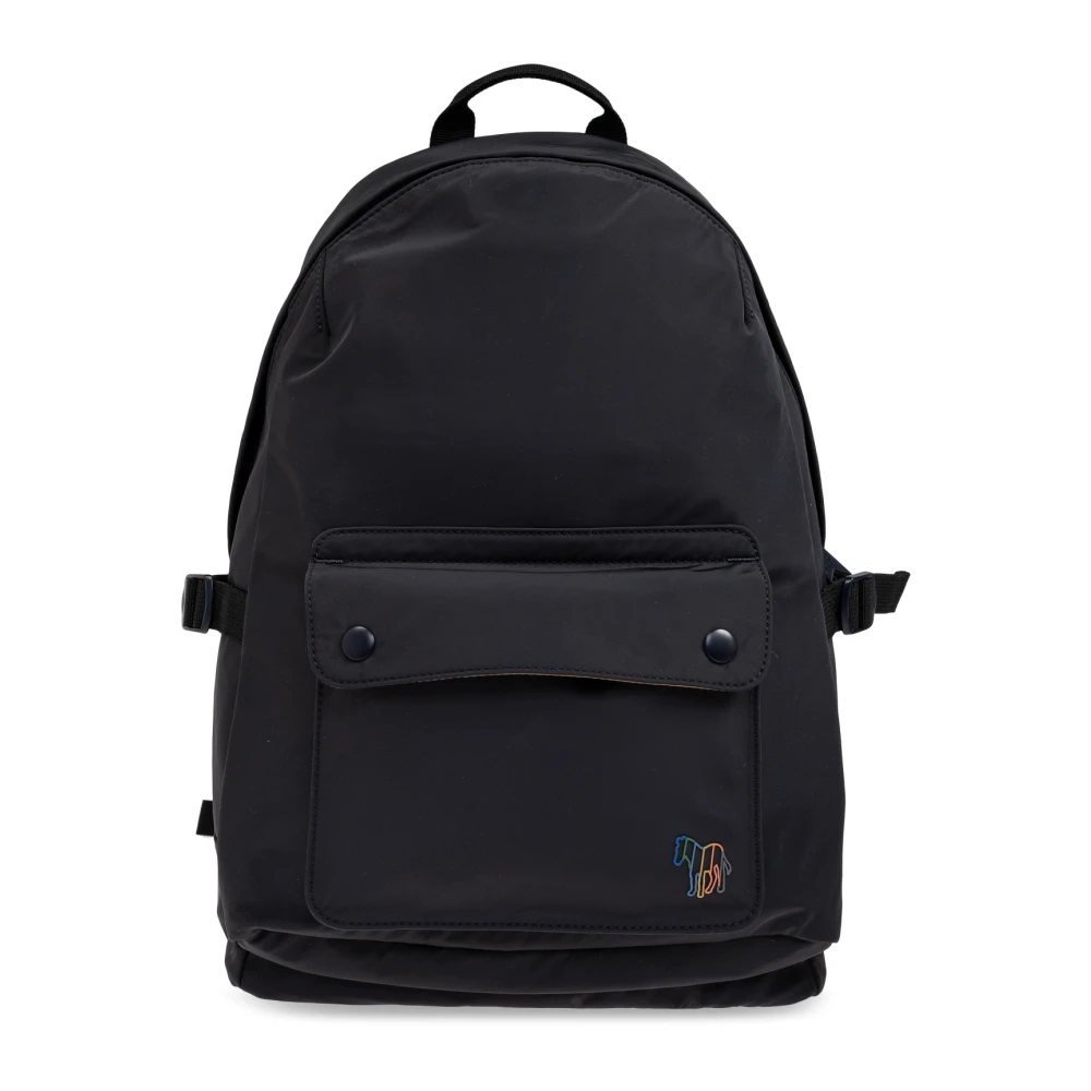 Paul Smith Rugzak met logo Blue Heren