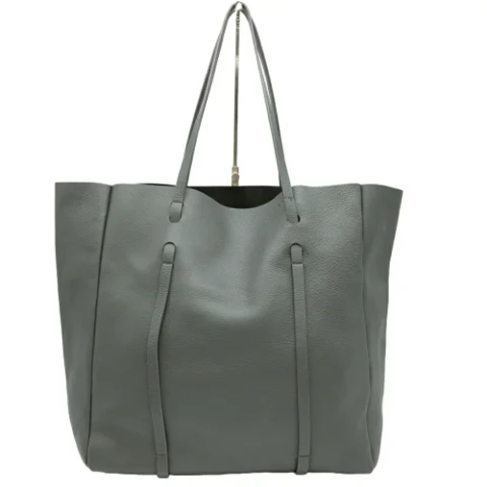 Balenciaga Vintage Pre-owned Leather balenciaga-bags Gray Dames
