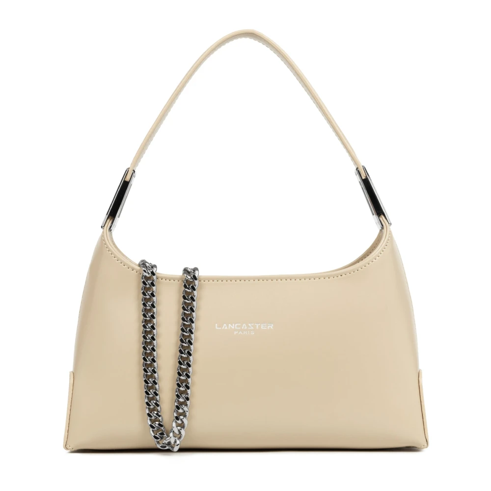 Lancaster Beige Shoulder Bags, Female, One Size, Suave Ace Small Zip Handbag