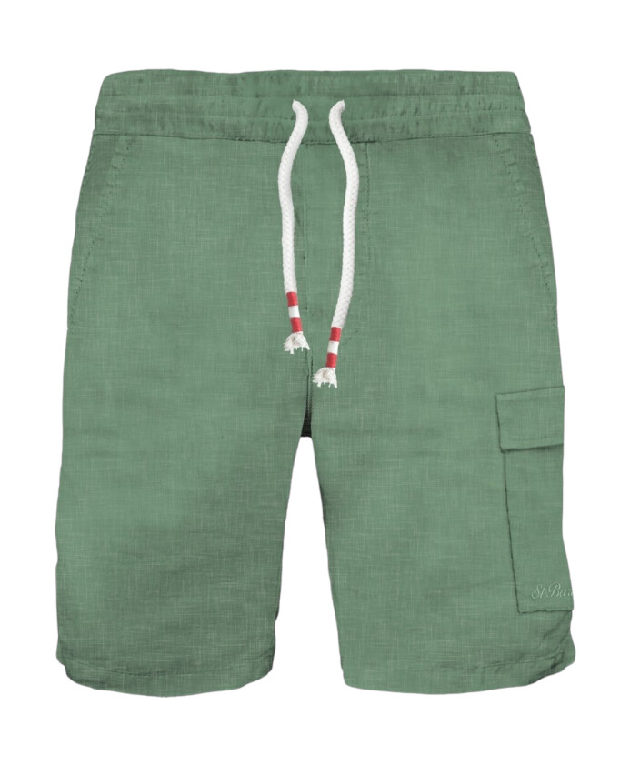 short-bermuda-en-lin-pour-homme-avec-cordon-de-serrage