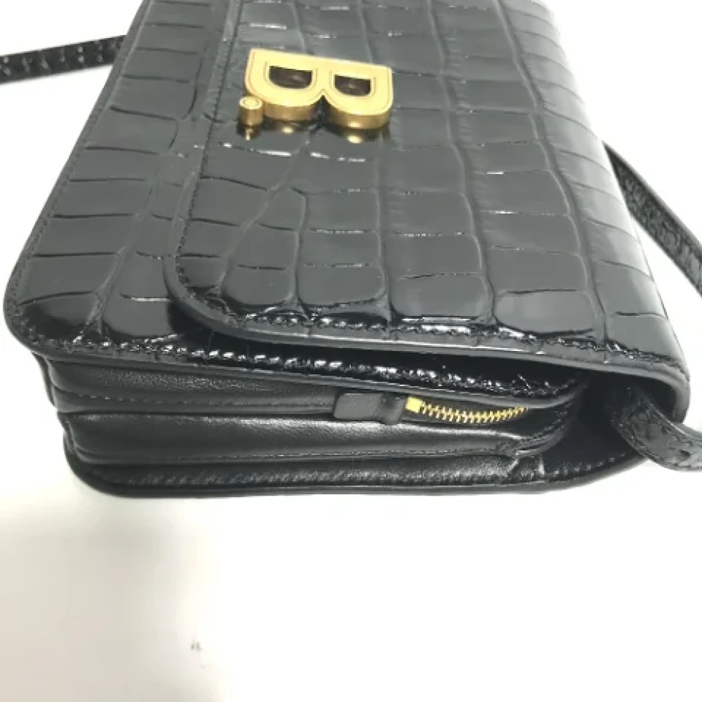 Balenciaga Vintage Pre-owned Leather shoulder-bags Black Dames