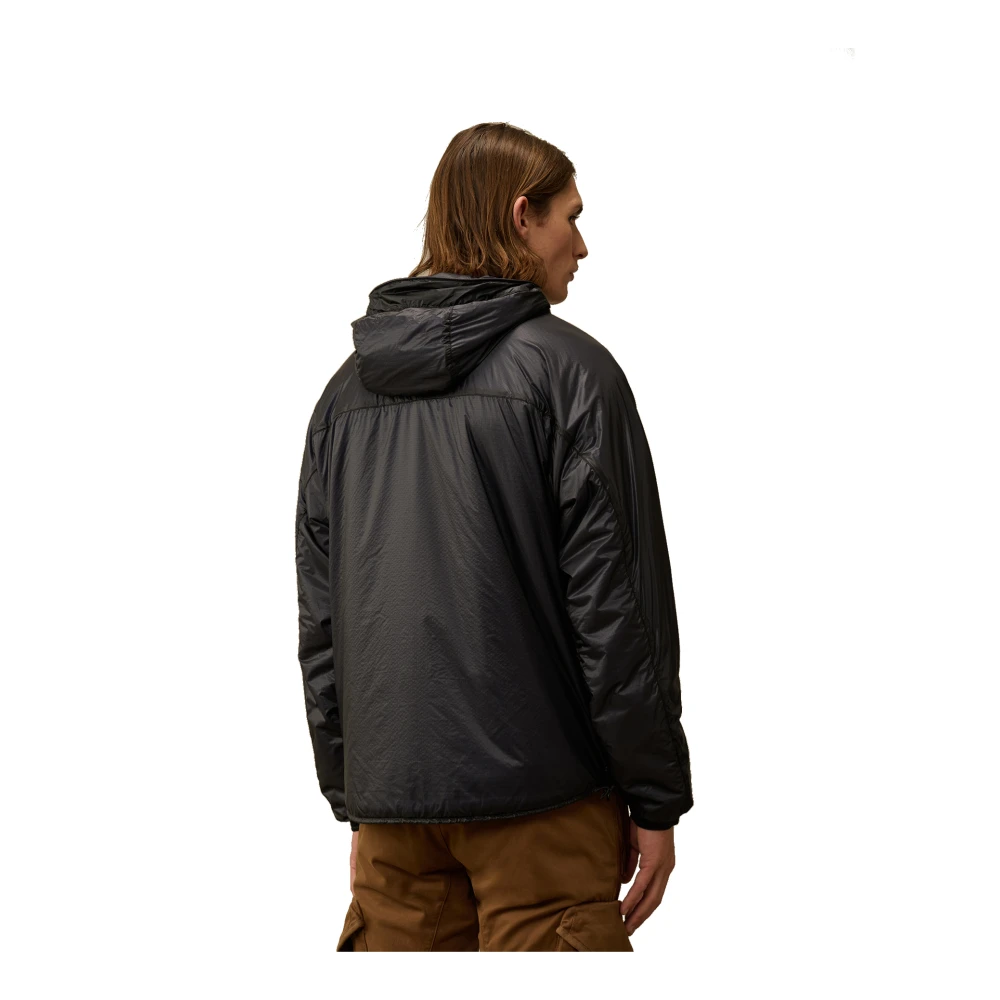 C.P. Company Lichtgewicht Primaloft Jas met Capuchon Blue Heren