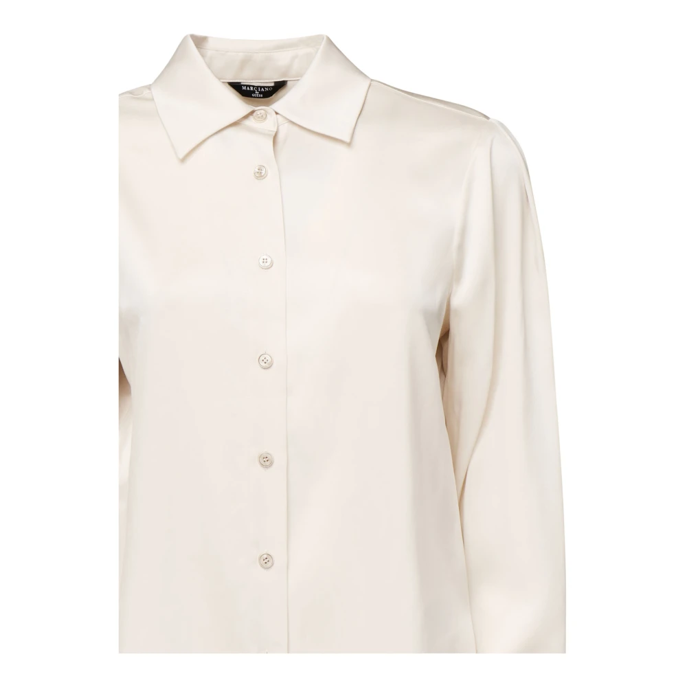 Guess Dion Regular Langarmhemd White Dames