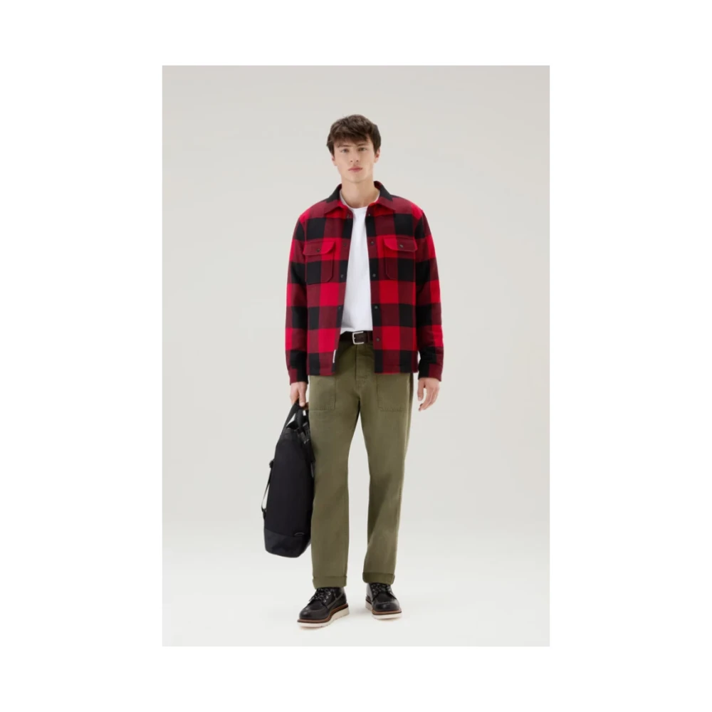 Woolrich Alaskan Jas Red Heren