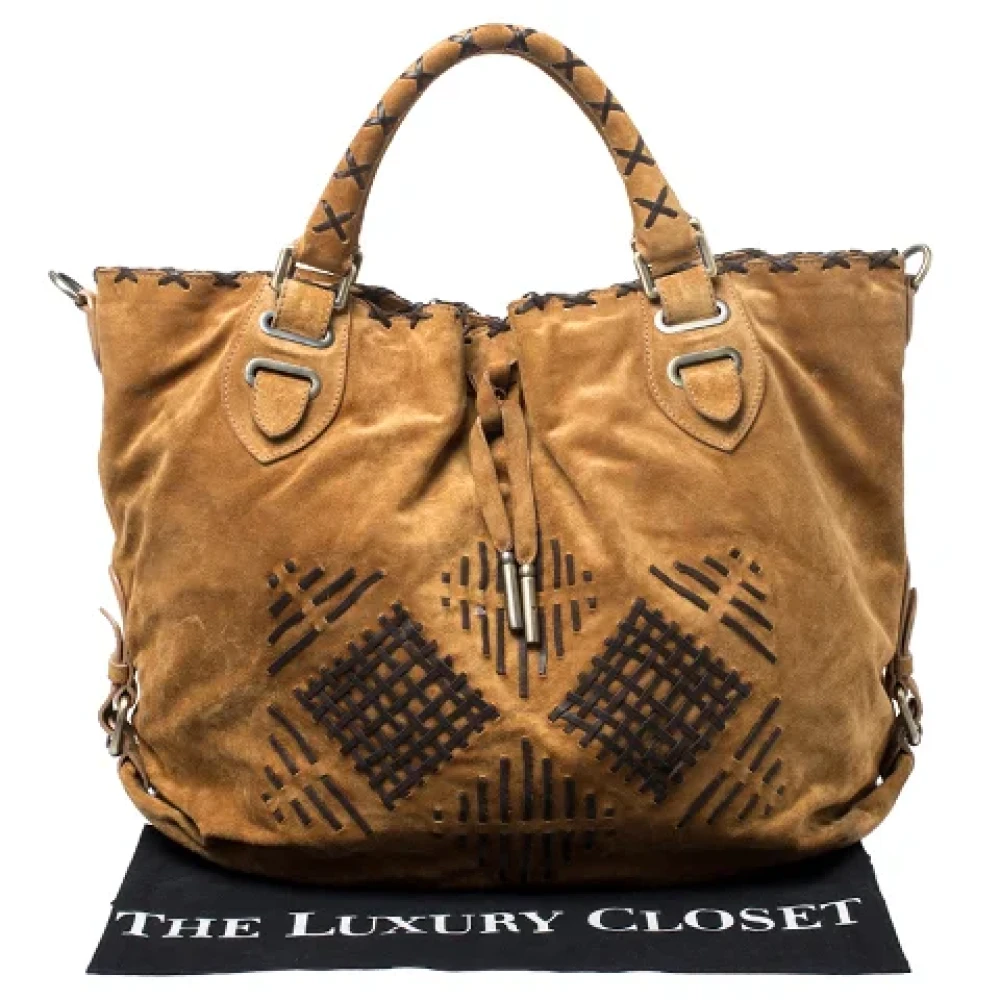 Bally Pre-owned Suede totes Brown Dames