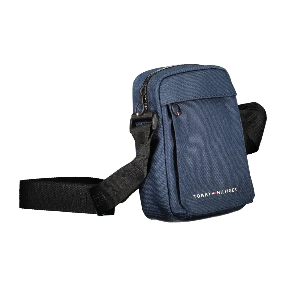 Tommy Hilfiger Blauwe Verstelbare Schoudertas met Rits Blue Heren