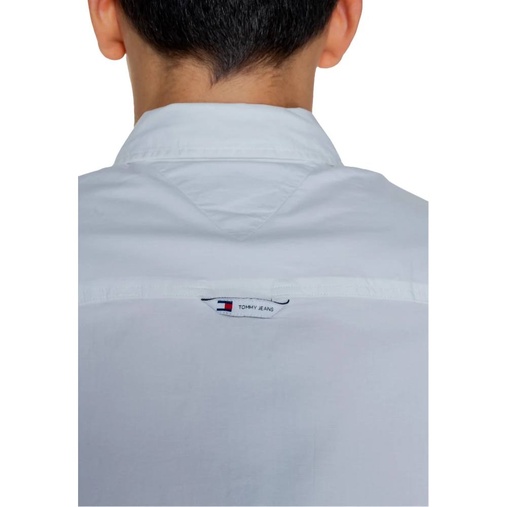 Tommy Jeans Lange mouwen shirt Herfst Winter collectie White Heren