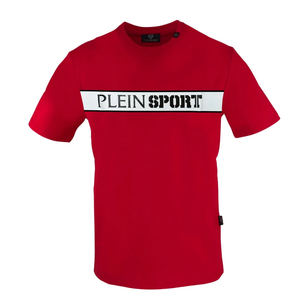 Plein Sport Korte Mouw Ronde Hals Katoenen T-shirt Red Heren