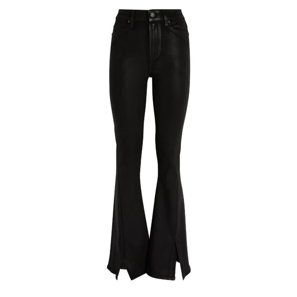 Paige Flared Jeans voor Vrouwen Black Dames