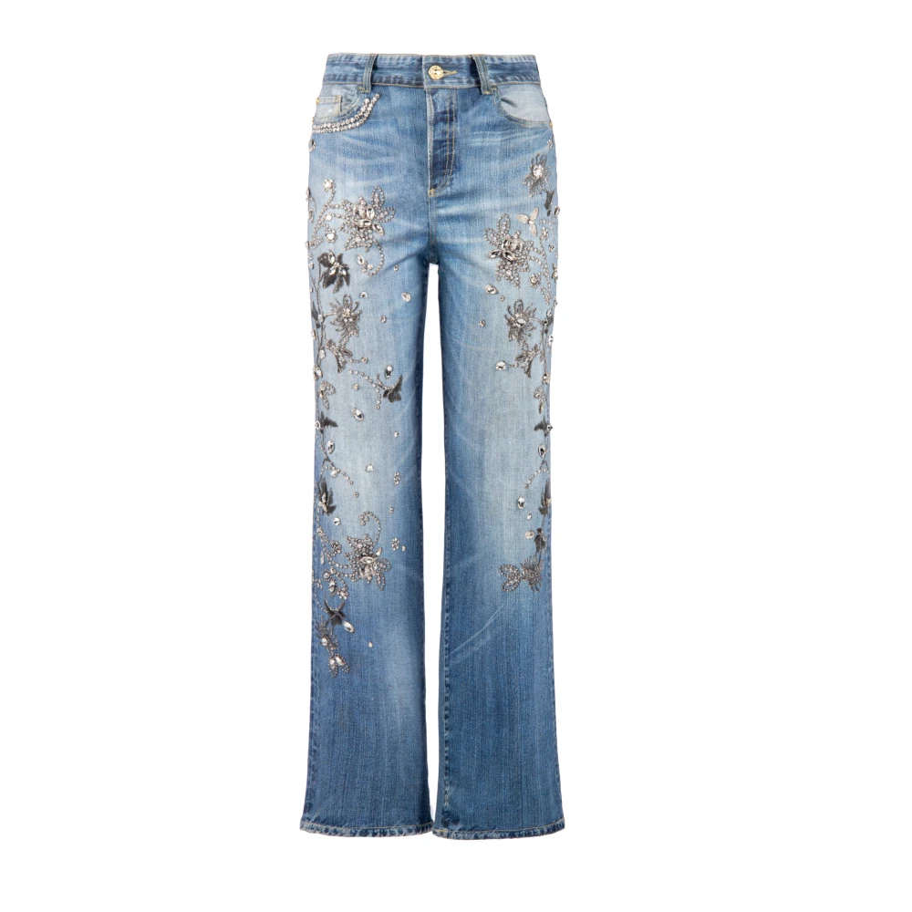 Nenette Lichte Denim Jeans Blue Dames
