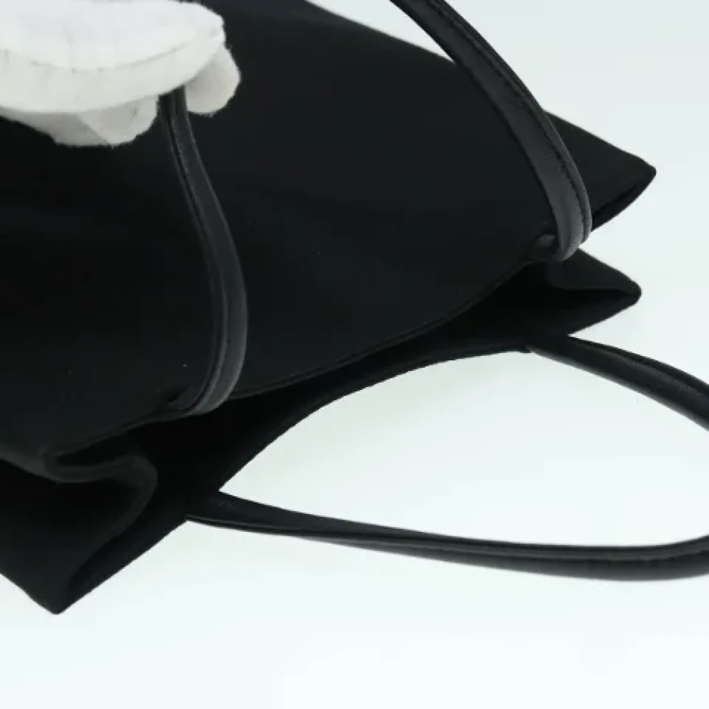 Burberry Vintage Pre-owned Canvas handbags Black Dames