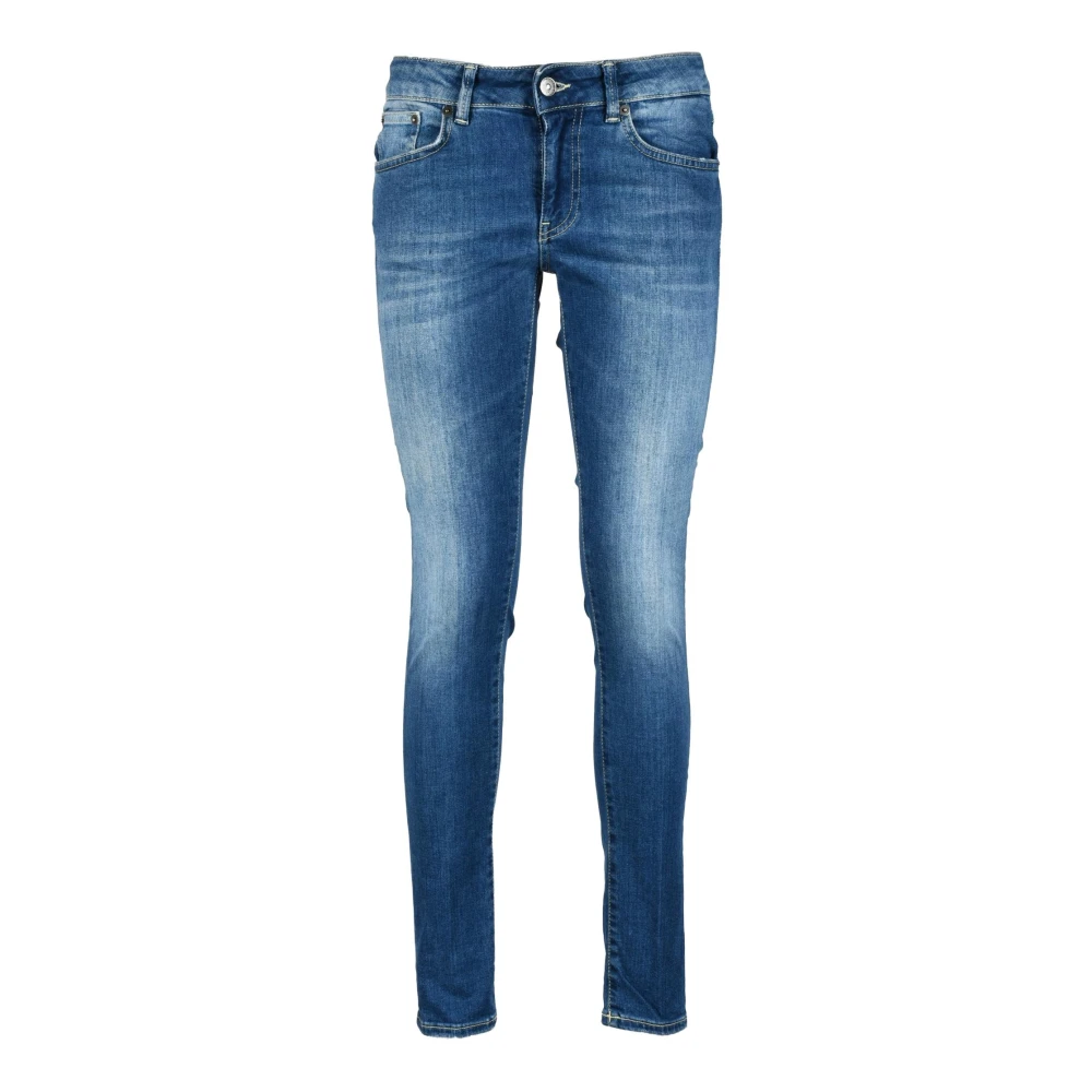 Dondup Gaia jeans met ritssluiting Blue Dames