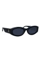 elegant-black-silver-oval-sunglasses