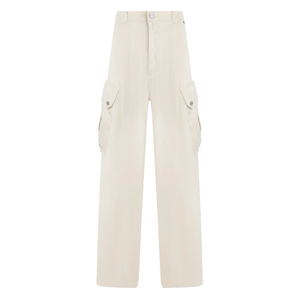 Pinko Donna Beige Pantaloni, S, New, - Immagine 4