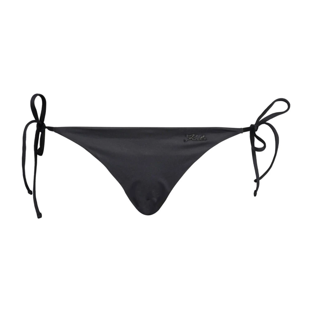 Karl Lagerfeld Women's Black Beachwear Costume Bottom Part For