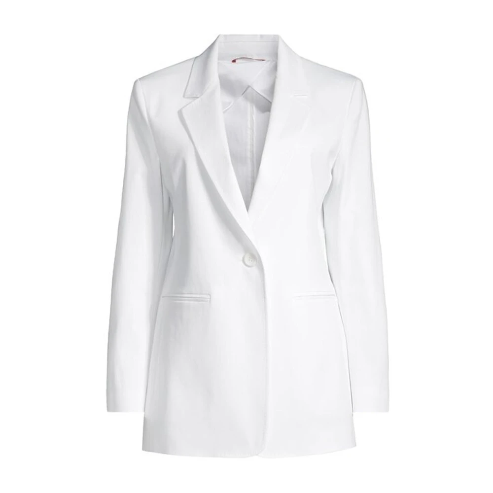 Max Mara Studio Managua Blazer Vrouwen Lange Mouw White Dames