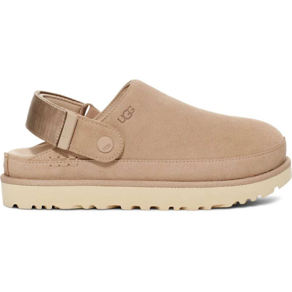 Ugg Women's Beige Goldenstar Clogs Driftwood