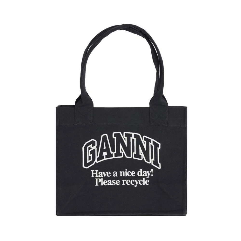 Ganni - Bags > Tote Bags - Black - Ganni - Modalova
