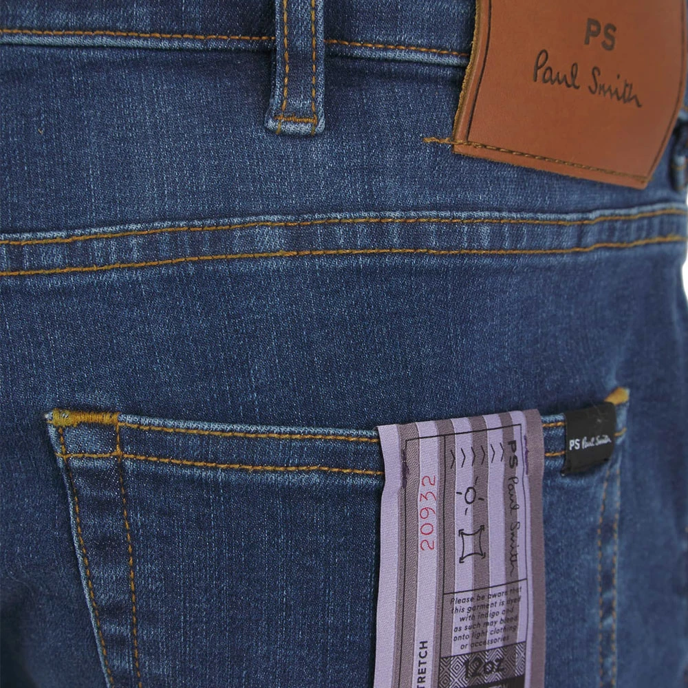 PS By Paul Smith Tapered Fit Jeans in Zwart Blue Heren