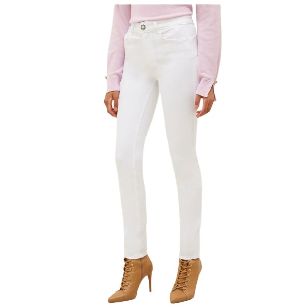 Liu Jo Hoge taille Divine skinny jeans White Dames