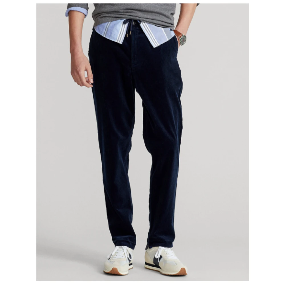 Polo Ralph Lauren Corduroy Prepster Broek Blue Heren
