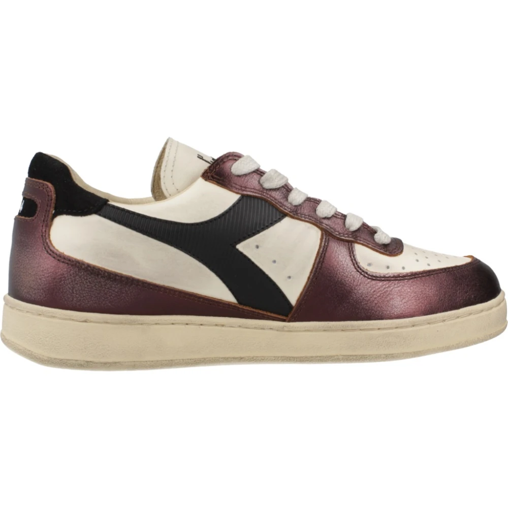 Diadora Low Dirty Basketball Sneakers Dames Schoenen Bruin