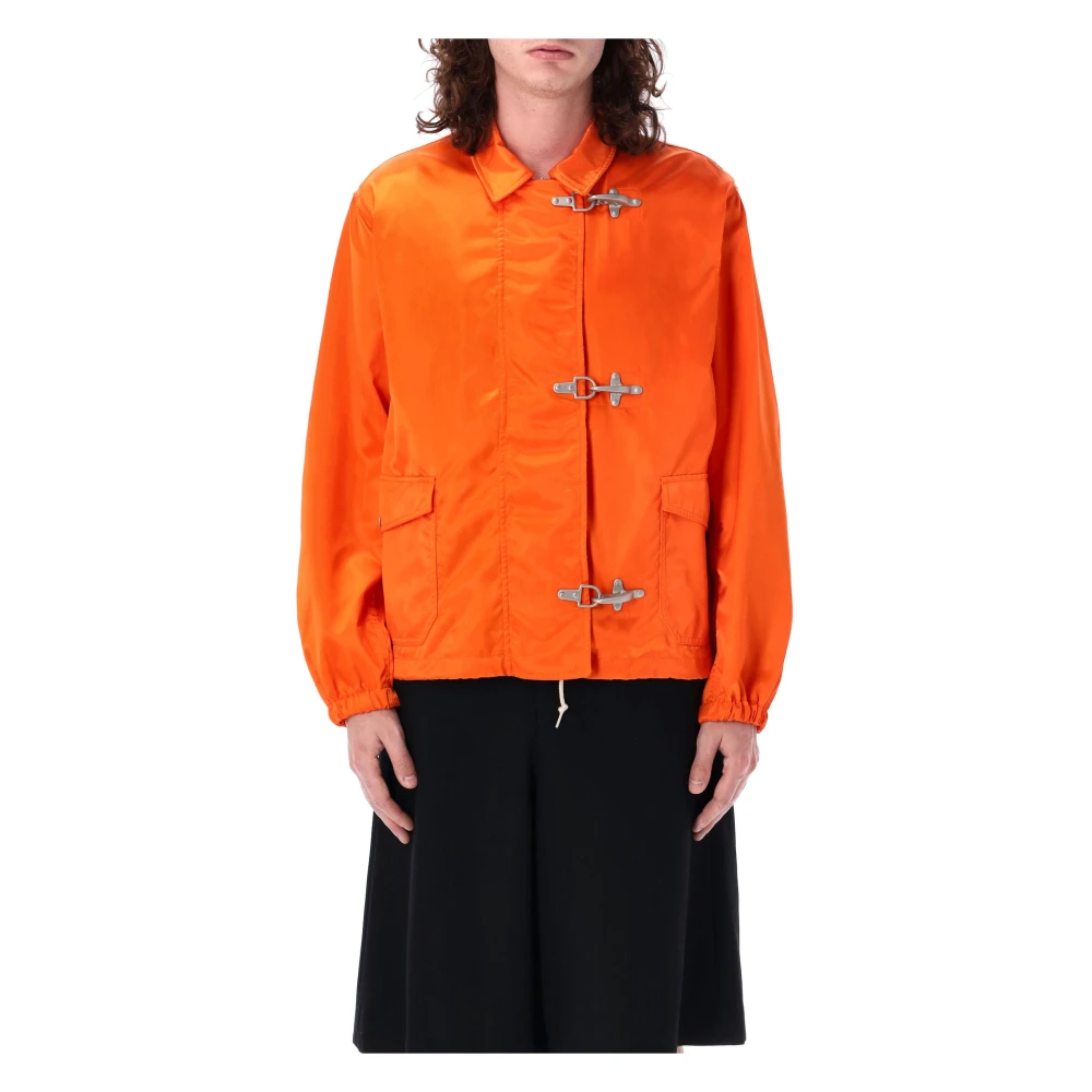 Junya Watanabe Stijlvolle Coat Jacket voor Mannen Orange Heren