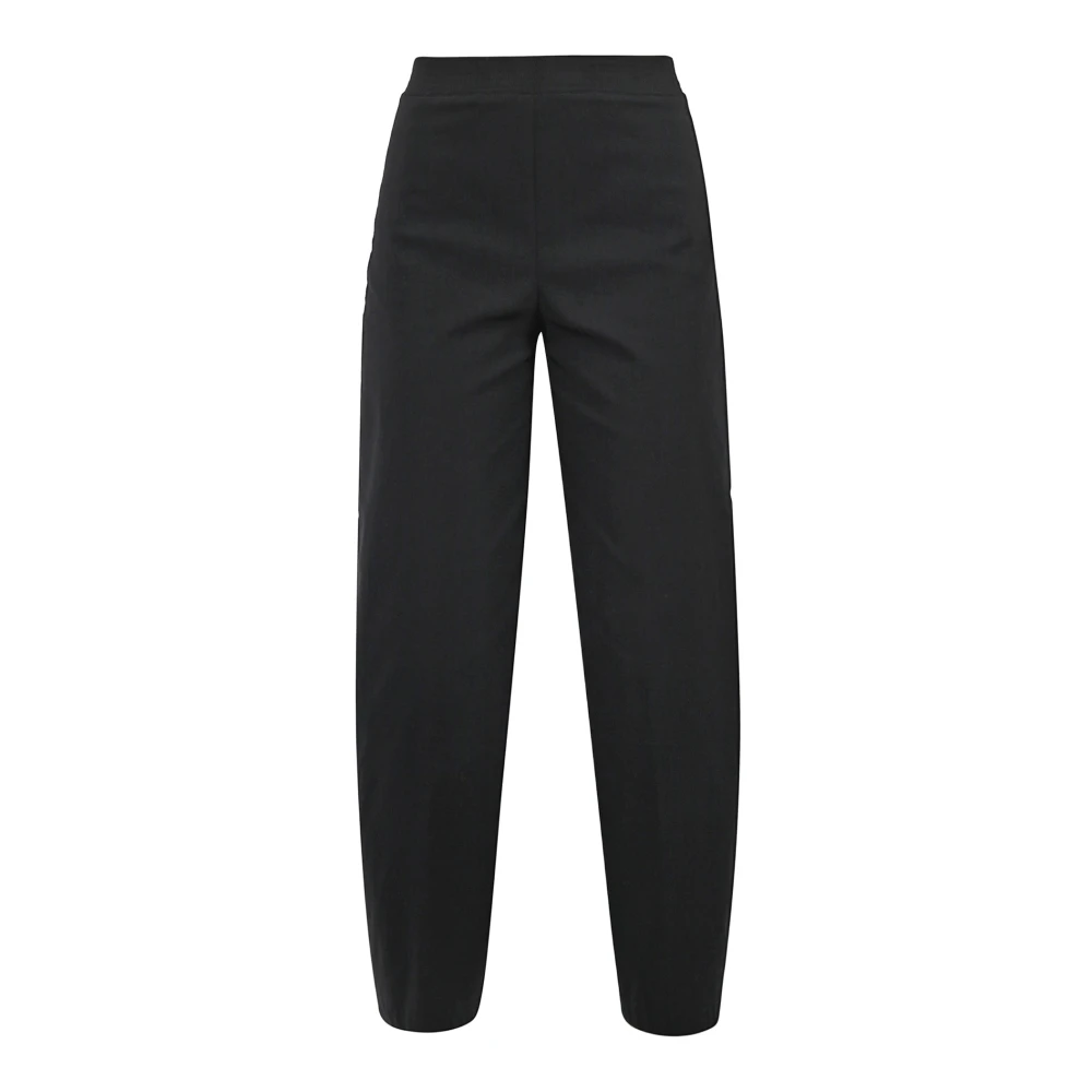 Liviana Conti Wortel Technische Stof Broek Black Dames