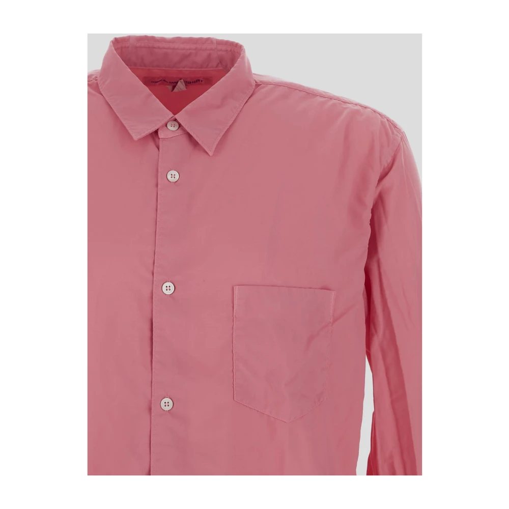 Comme des Garçons Stijlvol Overhemd met Lange Mouwen Pink Heren