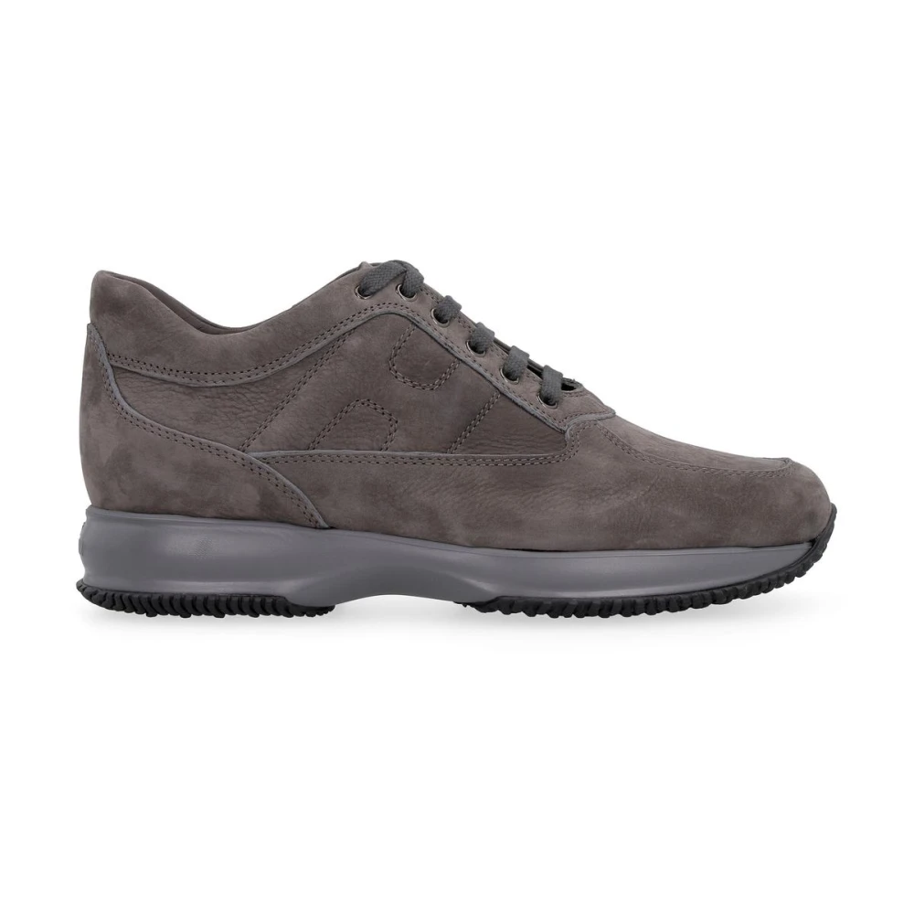 Hogan Men's Gray Sneakers, 12 Uk, Interactive Trainers