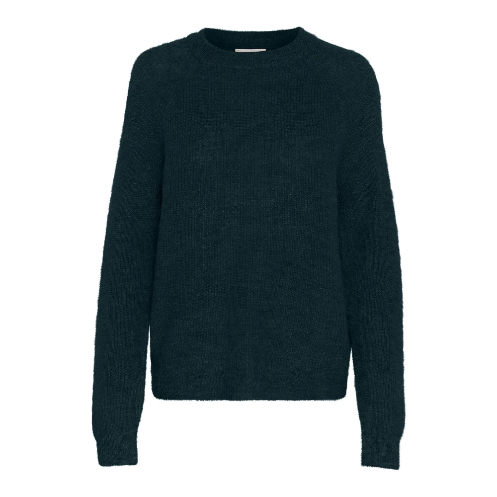 Soaked in Luxury Rain Forest Raglan Pullover Sweater Green Dames