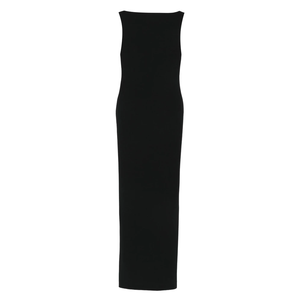 Schwarzes Bootshals Maxikleid - Solace London - Modalova