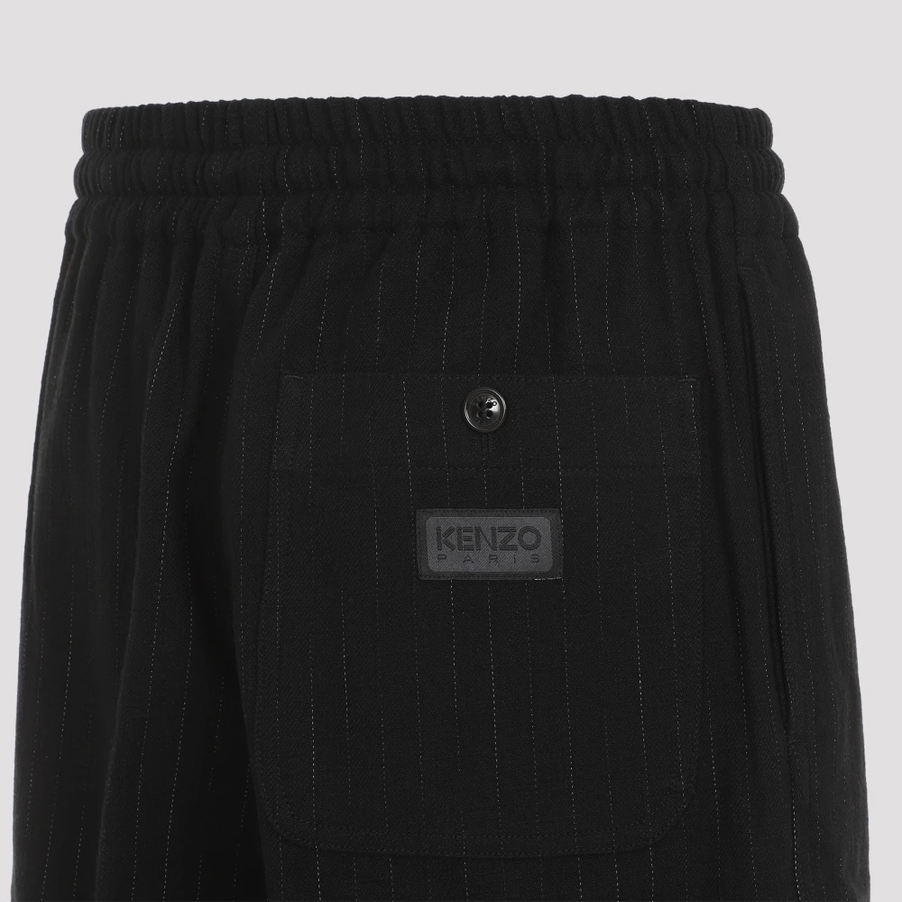 Kenzo Zwarte Broek voor Mannen Aw24 Black Heren