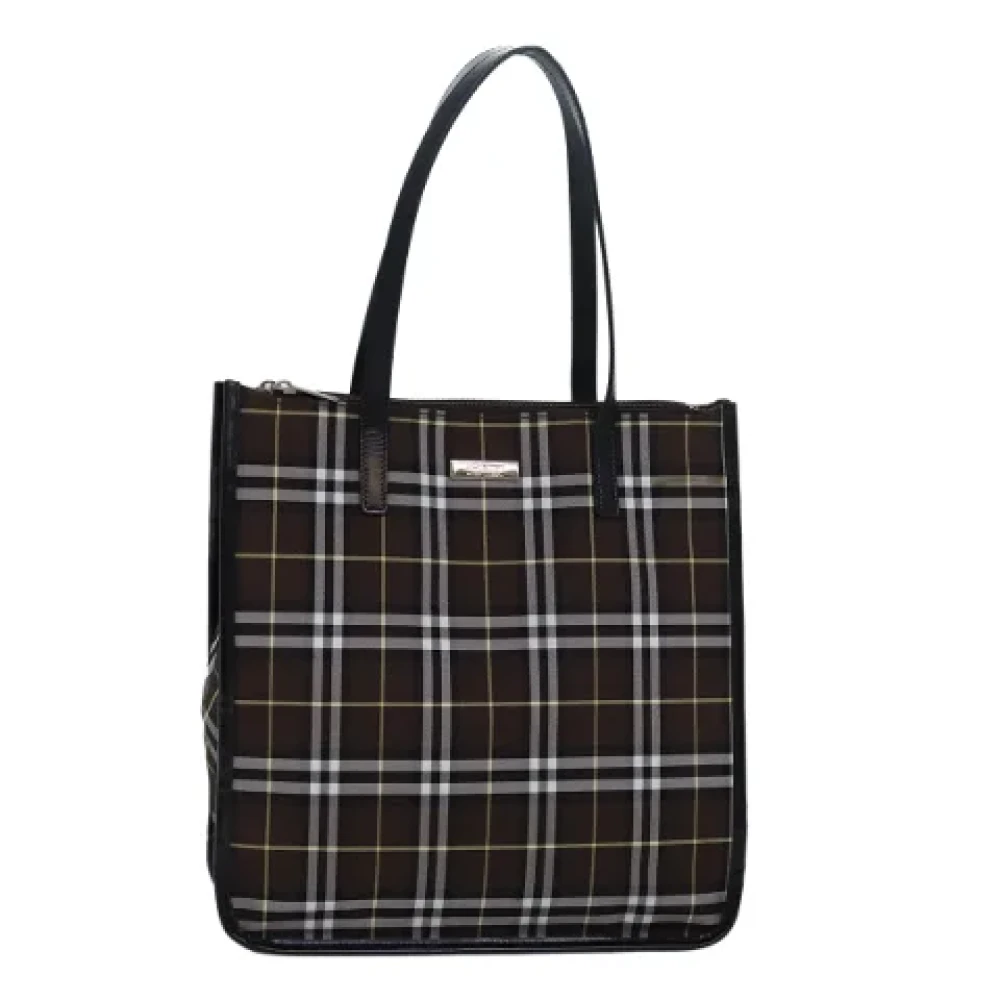 Burberry Vintage Pre-owned Nylon totes Brown Dames