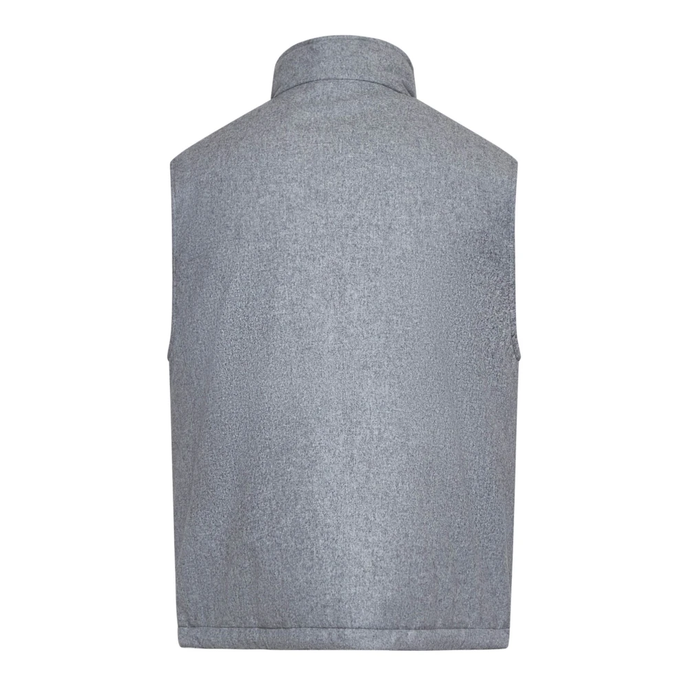 BRUNELLO CUCINELLI Luxe Wollen Jassen Collectie Gray Heren