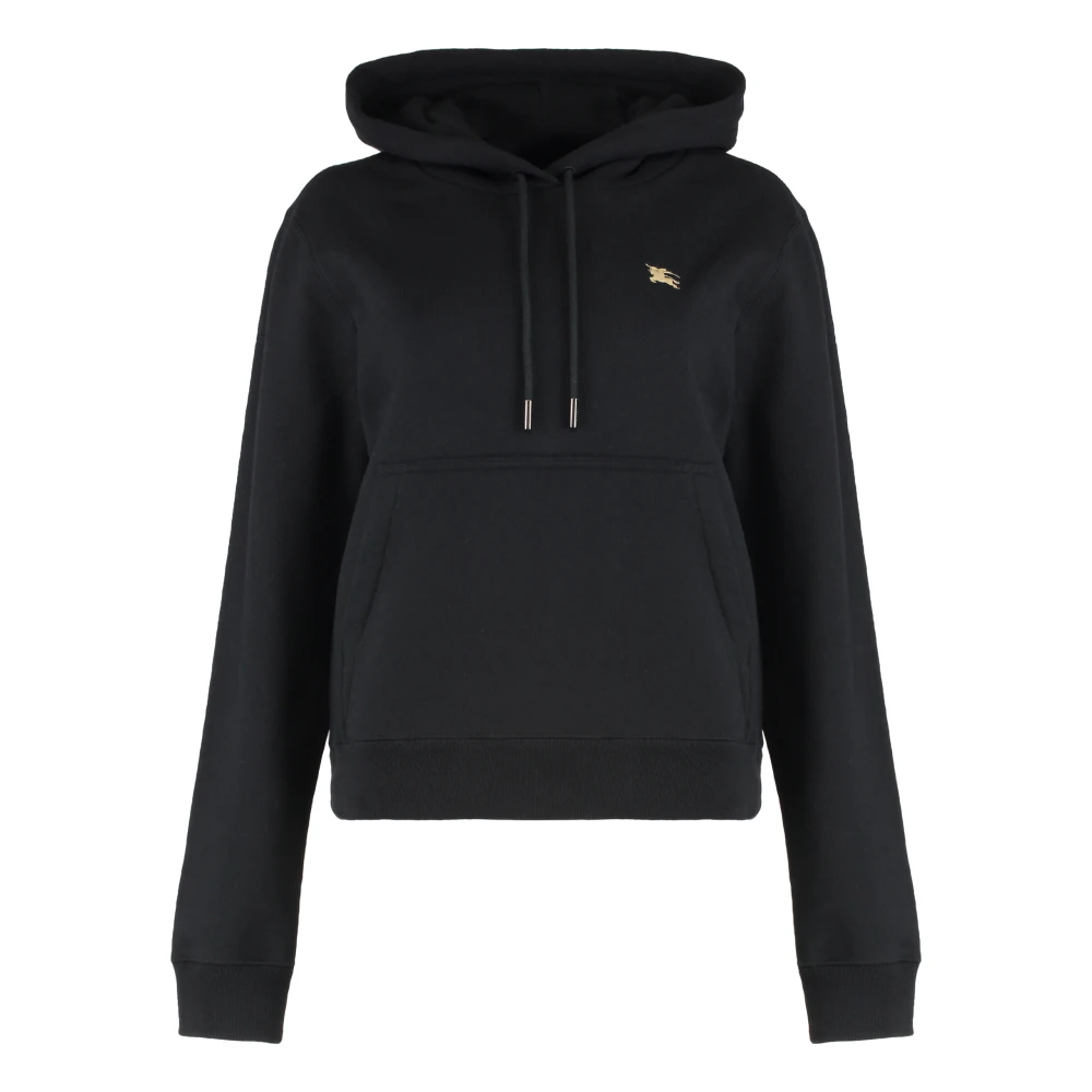 Burberry Women's Black Cotton Hoodie - Hoodies - M - Sweatshirts & Hoodies
