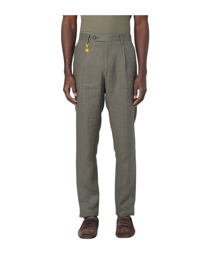 pantalon-en-lin-bleu-plisse-coupe-decontractee
