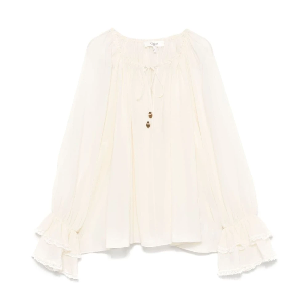 Chloé Witte Sweater Collectie White Dames