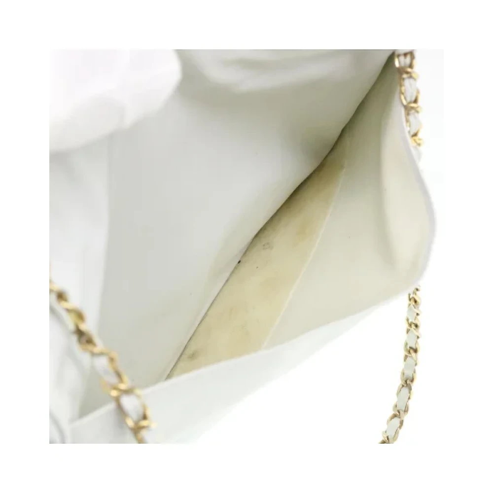 Chanel Vintage Pre-owned Canvas chanel-bags White Dames