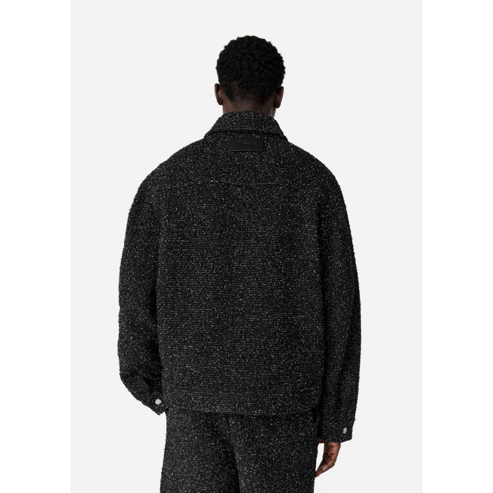 Axel Arigato Wyn Boucle Overshirt Black Heren